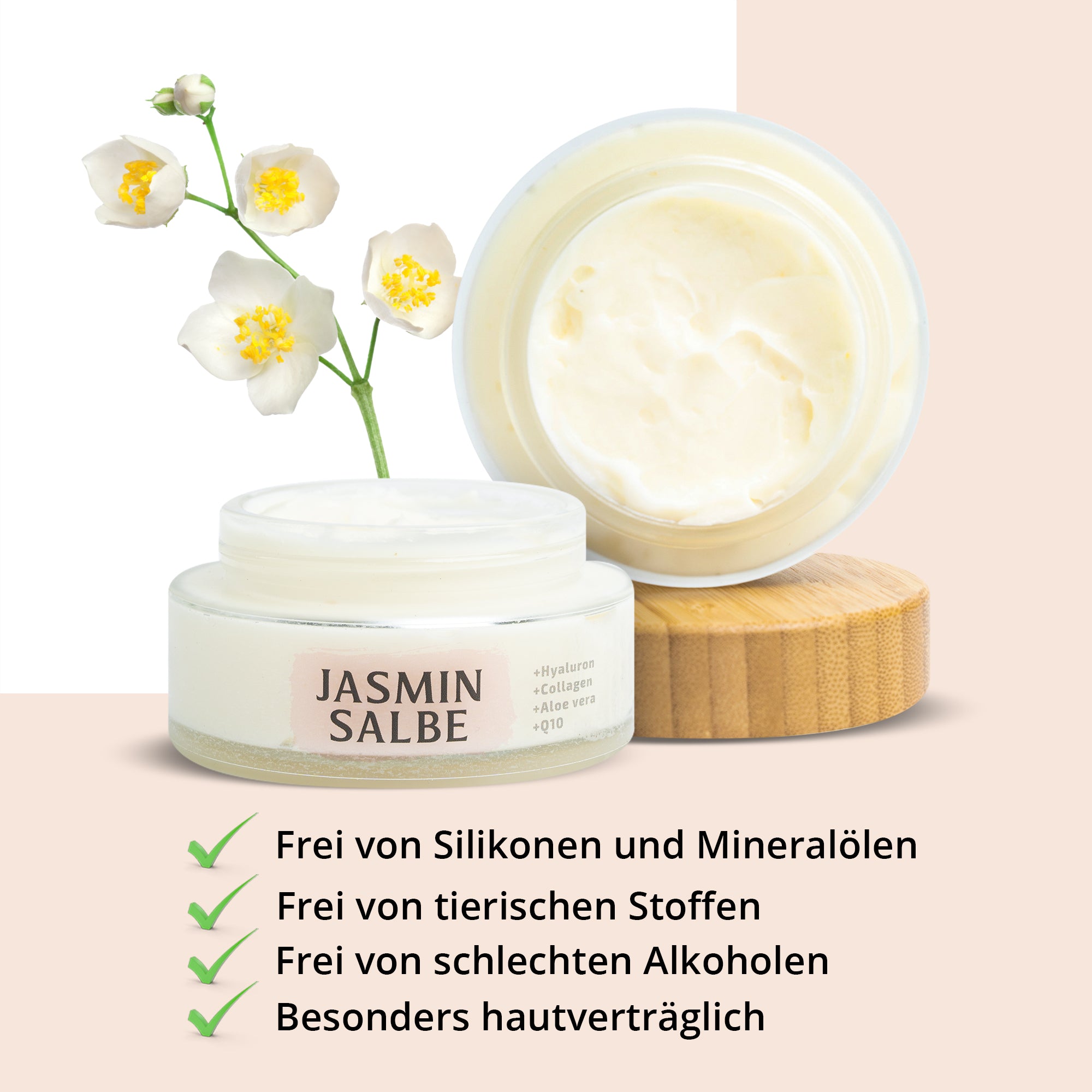 Jasminsalbe 100 ml - Anti Aging für die Augenpartie