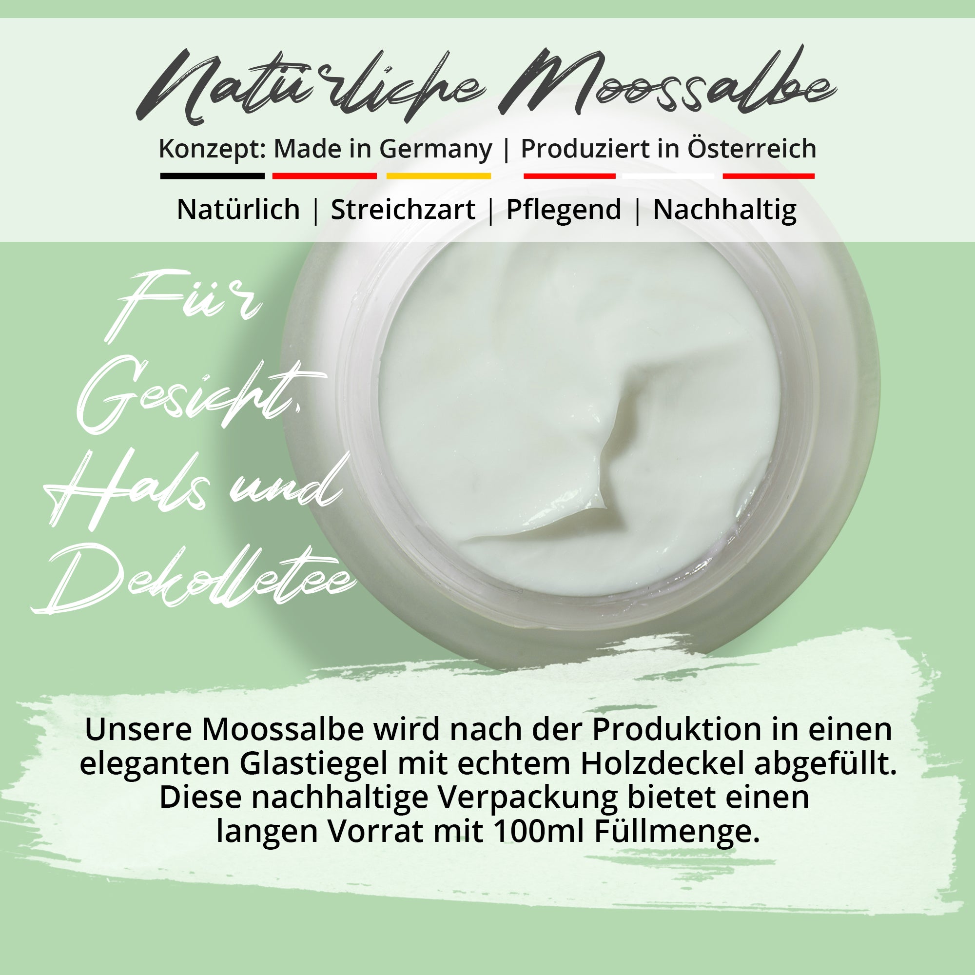 Moossalbe mit Hyaluron, Collagen & Q10 100 ml