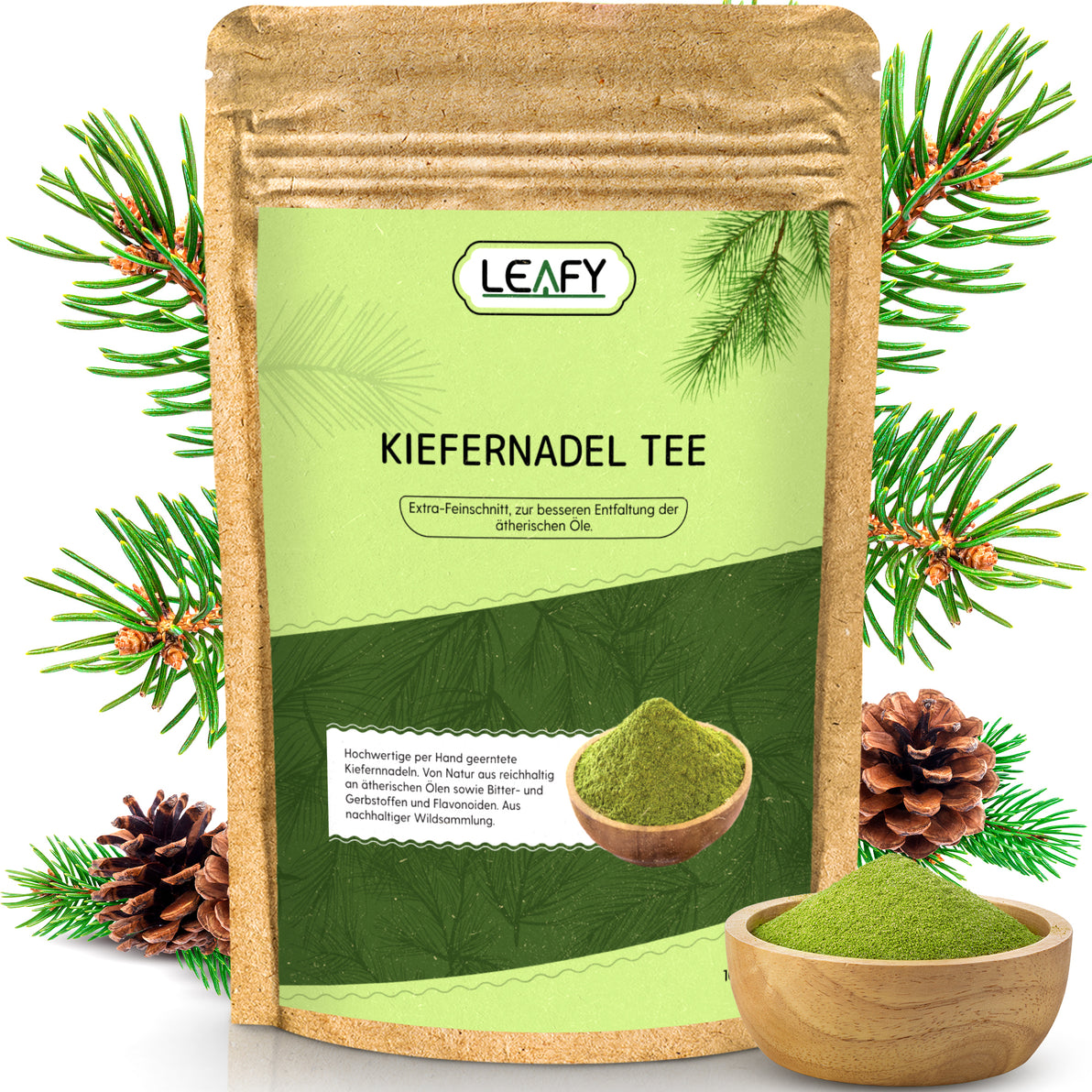 Kiefernadeltee 105g - Extra Feinschnitt