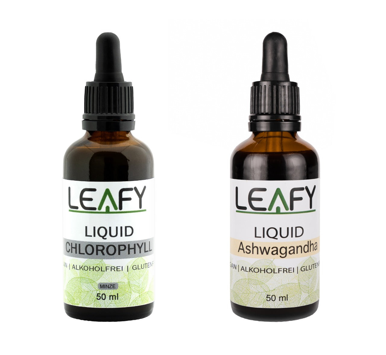 2er Set Liquid Ashwagandha + Chlorophyll